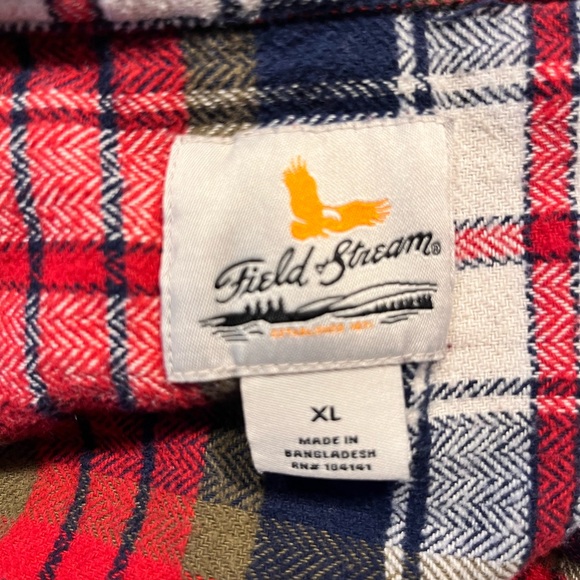 Men’s lField and Stream Flannel Shirt Size XL - Picture 3 of 3